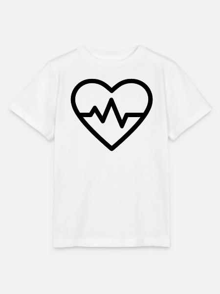 Pulsschlag - Stanley/Stella Kinder T-Shirt MINI CREATOR - Weiß