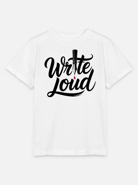 Schreibe lauten Journalismus - Stanley/Stella Kinder T-Shirt MINI CREATOR  - Weiß