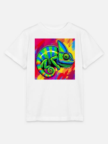 Chamäleon - Stanley/Stella Kinder T-Shirt MINI CREATOR - Weiß