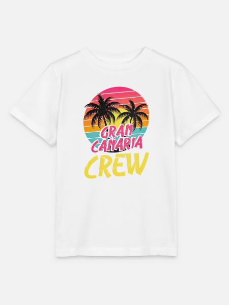 Gran Canaria Crew - Stanley/Stella Kinder T-Shirt MINI CREATOR - Weiß