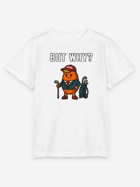 Aber warum Golf-Maskottchen - Stanley/Stella Kinder T-Shirt MINI CREATOR - Weiß