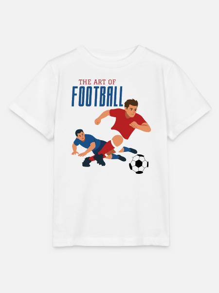 Kunst des Fußballspiels, Dribbling - Stanley/Stella Kinder T-Shirt MINI CREATOR  - Weiß