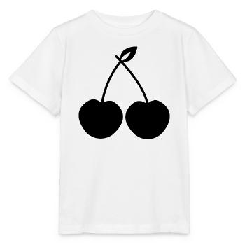 Cerises - T-shirt bio MINI CREATOR Stanley/Stella Enfant - blanc - Devant - Maike (125cm)