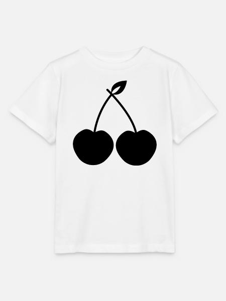 Kirschen - Stanley/Stella Kinder T-Shirt MINI CREATOR  - Weiß