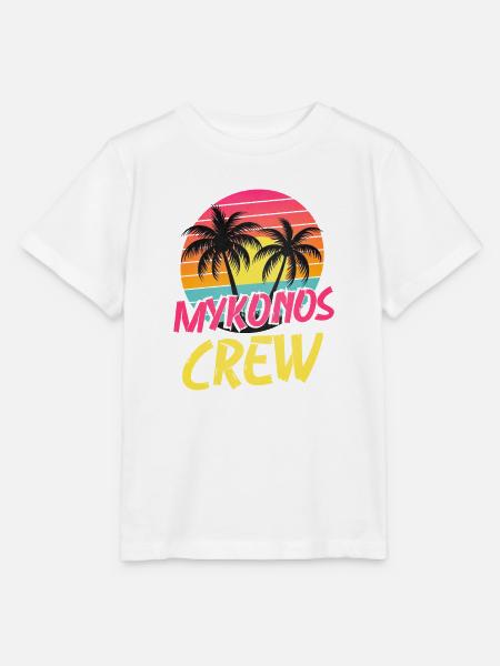 Mykonos Crew - Stanley/Stella Kinder T-Shirt MINI CREATOR - Weiß