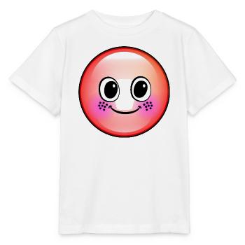 Niedliche Rote Blase - Stanley/Stella Kinder T-Shirt MINI CREATOR  - Weiß - Vorne - Maike (125cm)