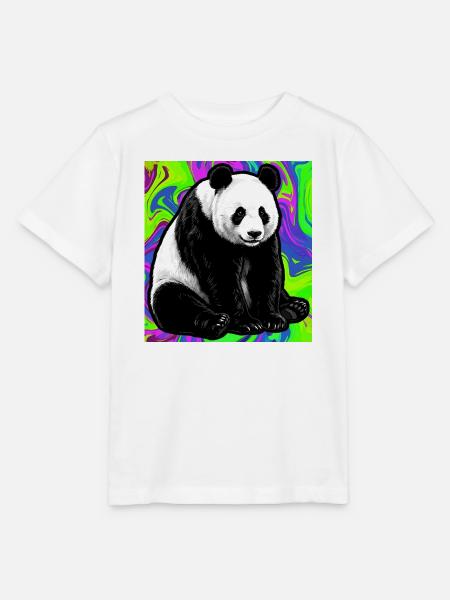 Panda - Stanley/Stella Kinder T-Shirt MINI CREATOR - Weiß