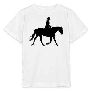 Reiterin  - Stanley/Stella Kinder T-Shirt MINI CREATOR  - Weiß - Vorne - Maike (125cm)