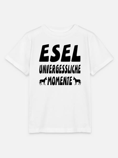 Esel - Stanley/Stella Kinder T-Shirt MINI CREATOR  - Weiß