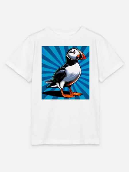 Papageitaucher - Stanley/Stella Kinder T-Shirt MINI CREATOR - Weiß