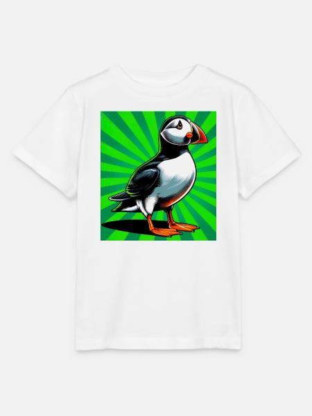 Papageitaucher - Stanley/Stella Kinder T-Shirt MINI CREATOR - Weiß