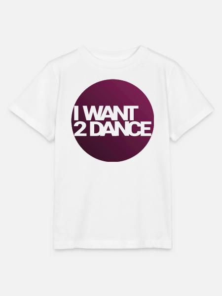 I Want 2 Dance – Kreisdesign - Stanley/Stella Kinder T-Shirt MINI CREATOR - Weiß