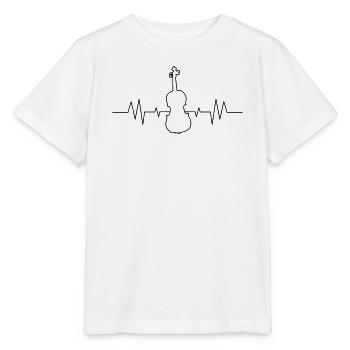 Violon Violon - T-shirt bio MINI CREATOR Stanley/Stella Enfant - blanc - Devant - Maike (125cm)