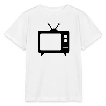 Rétro TV - T-shirt bio MINI CREATOR Stanley/Stella Enfant - blanc - Devant - Maike (125cm)