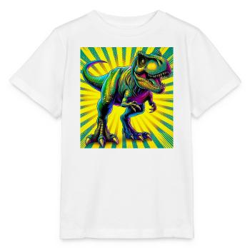 dinosaur - Stanley/Stella MINI CREATOR Kids’ T-Shirt - white - Front - Maike (125cm)
