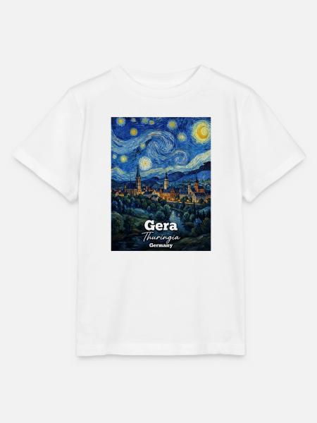 Gera Thuringia Germany Sternennacht - Stanley/Stella Kinder T-Shirt MINI CREATOR  - Weiß