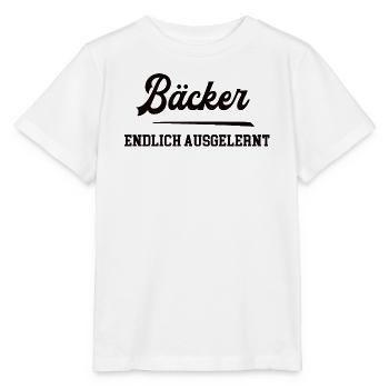 Bäcker Ausbildung Bestanden Azubi Bäckerei - Stanley/Stella Kinder T-Shirt MINI CREATOR  - Weiß - Vorne - Maike (125cm)