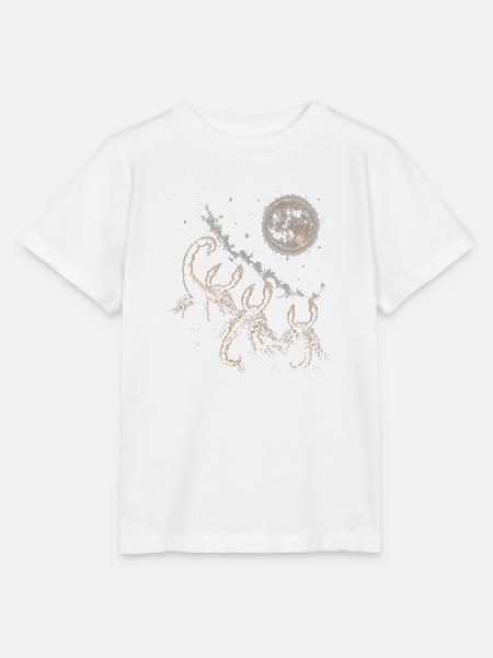 Mondnacht Skorpione - Stanley/Stella Kinder T-Shirt MINI CREATOR - Weiß