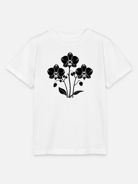 Orchideen - Stanley/Stella Kinder T-Shirt MINI CREATOR  - Weiß