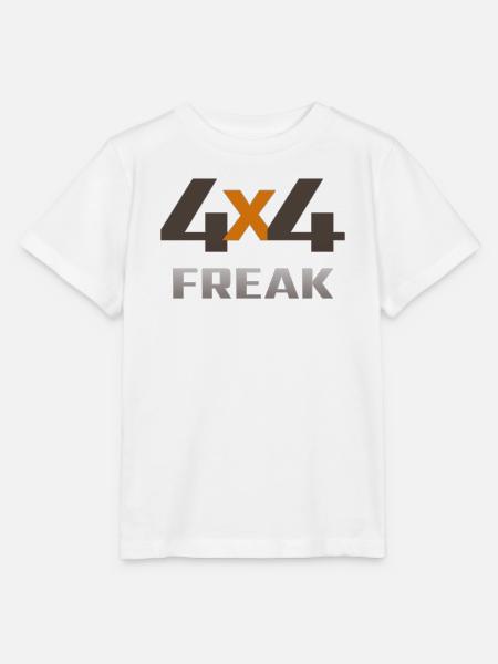 4x4 FREAK Orange X Logo - Stanley/Stella Kinder T-Shirt MINI CREATOR - Weiß