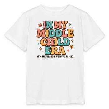 Daughter Family Humor In My Middle Child Era - Stanley/Stella MINI CREATOR Kids’ T-Shirt - white - Front - Maike (125cm)