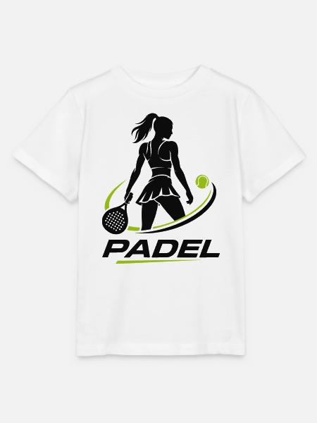 Padel Girl - Stanley/Stella Kinder T-Shirt MINI CREATOR - Weiß