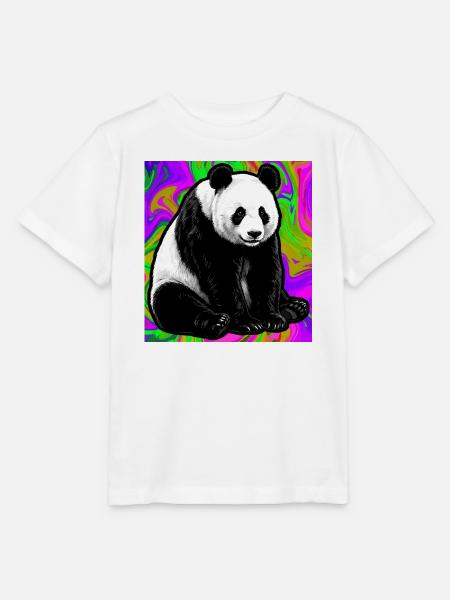 Panda - Stanley/Stella Kinder T-Shirt MINI CREATOR - Weiß
