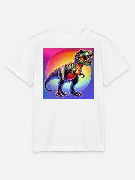 Dinosaurier - Stanley/Stella Kinder T-Shirt MINI CREATOR - Weiß