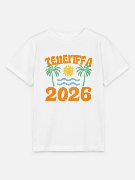 Teneriffa 2026 - Stanley/Stella Kinder T-Shirt MINI CREATOR - Weiß