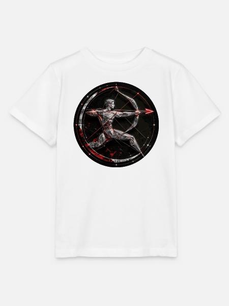 Geometrischer Bogenschütze im Kreis - Stanley/Stella Kinder T-Shirt MINI CREATOR  - Weiß