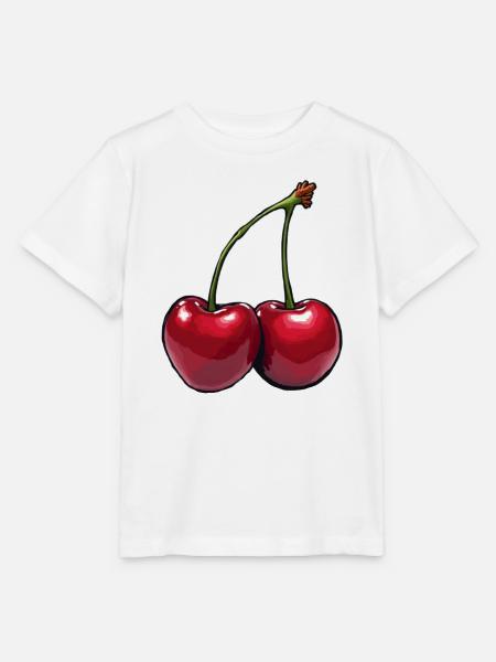 Kirschen - Stanley/Stella Kinder T-Shirt MINI CREATOR - Weiß