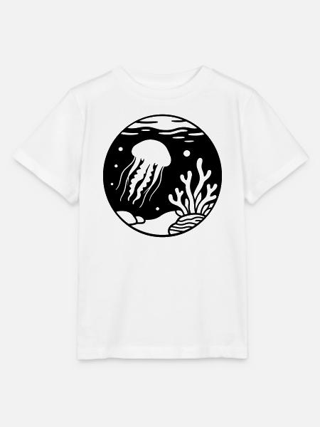 Qualle - Stanley/Stella Kinder T-Shirt MINI CREATOR - Weiß