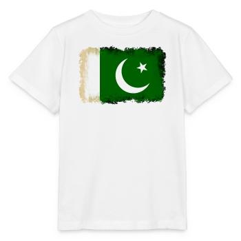Drapeau du Pakistan - T-shirt bio MINI CREATOR Stanley/Stella Enfant - blanc - Devant - Maike (125cm)