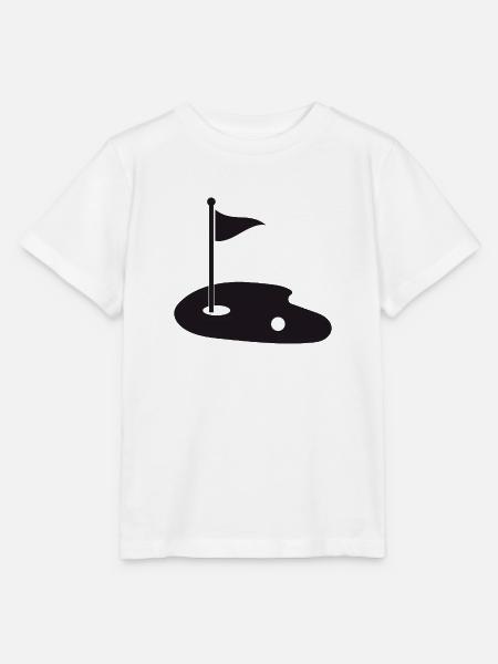 Golf Green - Stanley/Stella Kinder T-Shirt MINI CREATOR  - Weiß