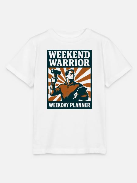 Wochenendkrieger | Renovierung Planer - Stanley/Stella Kinder T-Shirt MINI CREATOR - Weiß