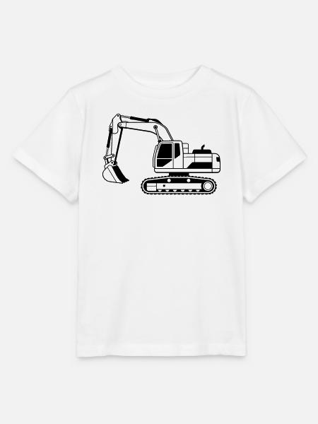 Bagger - Stanley/Stella Kinder T-Shirt MINI CREATOR  - Weiß