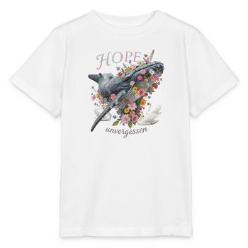 Andenken an den Buckelwal Hope/ Timmy - Stanley/Stella Kinder T-Shirt MINI CREATOR  - Weiß - Vorne - Maike (125cm)