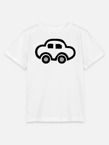 Auto - Stanley/Stella Kinder T-Shirt MINI CREATOR - Weiß
