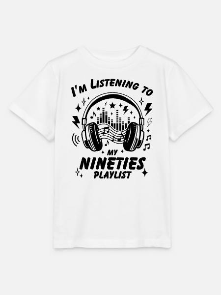 Ich höre meine Neunziger-Playlist - Stanley/Stella Kinder T-Shirt MINI CREATOR - Weiß