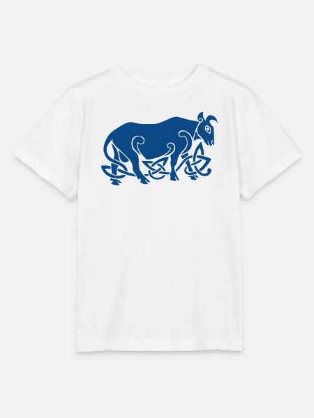 Celtic Bull - Stanley/Stella Kinder T-Shirt MINI CREATOR  - Weiß