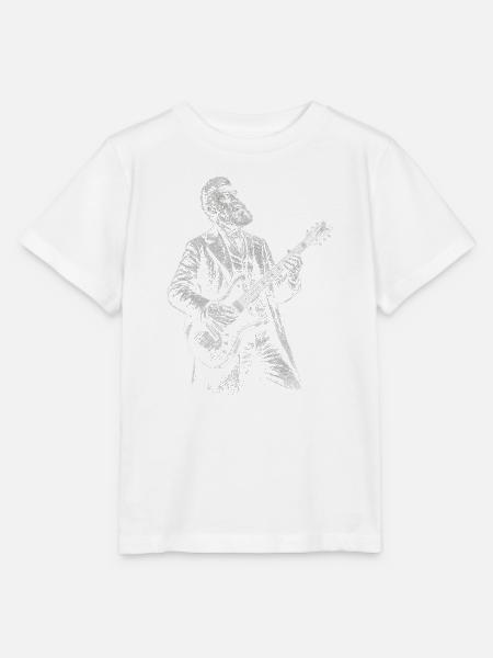 John Brown spielt Gitarre - Stanley/Stella Kinder T-Shirt MINI CREATOR  - Weiß