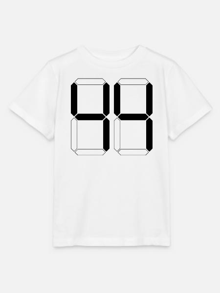 NUMMER 44 Vierundvierzig Geschenk Digital - Stanley/Stella Kinder T-Shirt MINI CREATOR  - Weiß