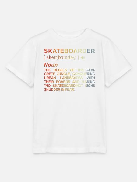 Skateboarder Bedeutung - Stanley/Stella Kinder T-Shirt MINI CREATOR  - Weiß
