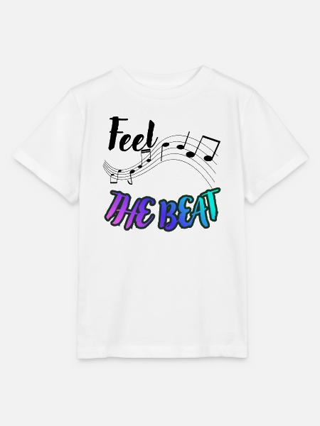 Fühl den Beat - Stanley/Stella Kinder T-Shirt MINI CREATOR  - Weiß