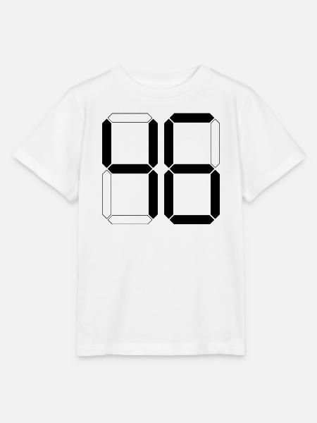 NUMMER 46 Sechsundvierzig Geschenk Digital - Stanley/Stella Kinder T-Shirt MINI CREATOR  - Weiß