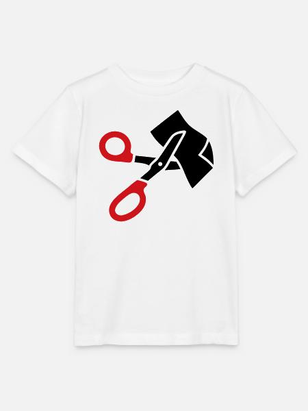Kleiderschere Rettungsschere - Stanley/Stella Kinder T-Shirt MINI CREATOR - Weiß