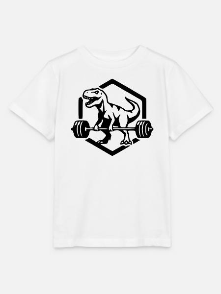 T-Rex - Stanley/Stella Kinder T-Shirt MINI CREATOR - Weiß