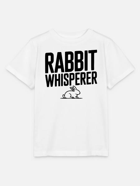 Kaninchenflüsterer - Stanley/Stella Kinder T-Shirt MINI CREATOR - Weiß
