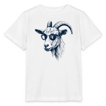 Großartige Ziege - Stanley/Stella Kinder T-Shirt MINI CREATOR  - Weiß - Vorne - Maike (125cm)