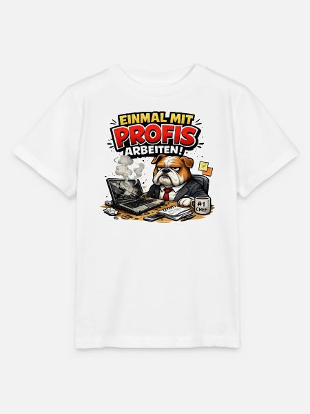 Einmal mit Profis arbeiten - Stanley/Stella Kinder T-Shirt MINI CREATOR - Weiß